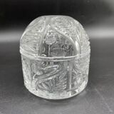 Bohemian crystal bonbonnière 24% PbO – Bohemia Czechoslovakia – Box