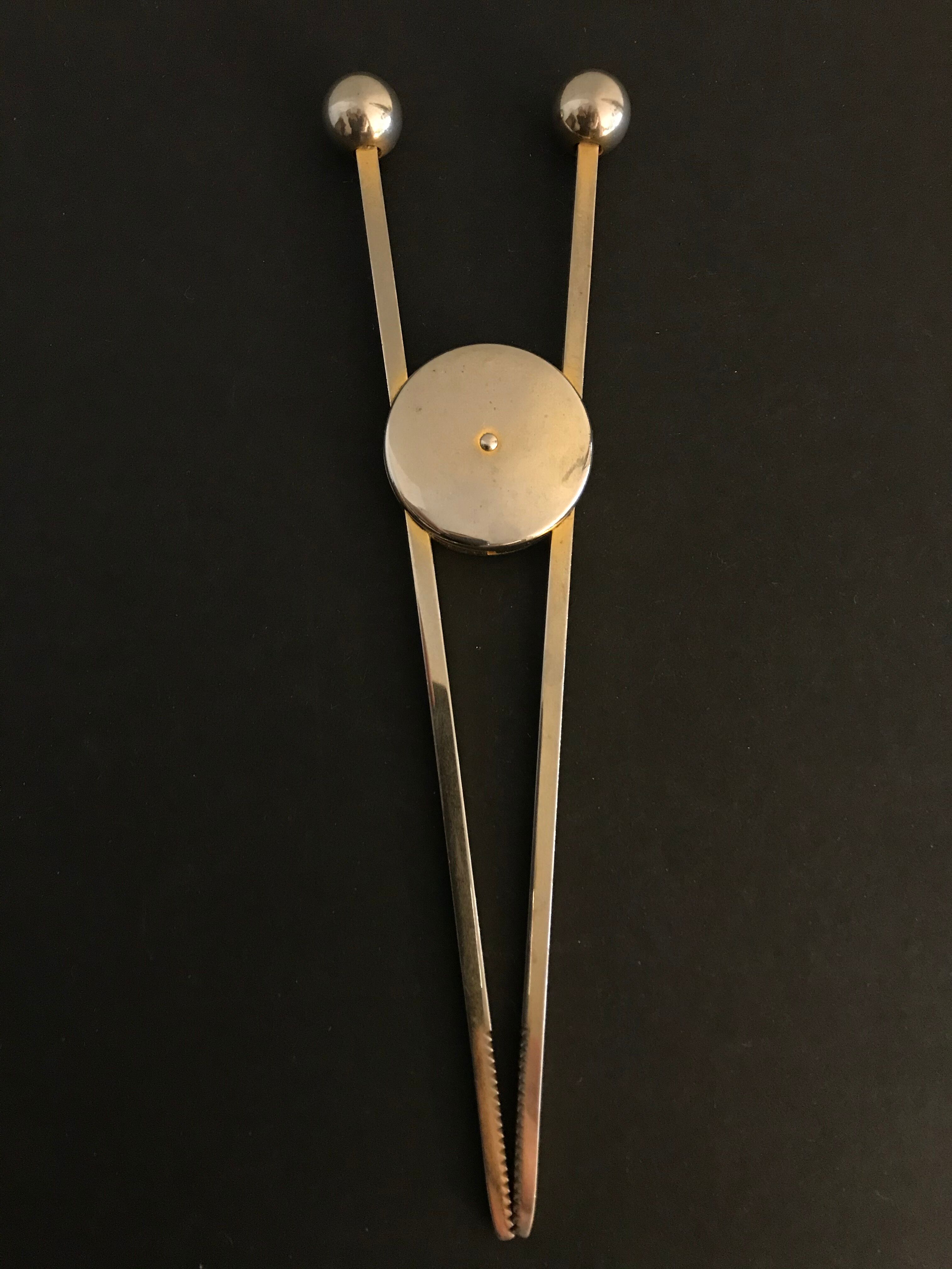 Jacques Adnet 1940 Sugar or Ice Pinch