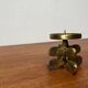 Vintage brutalist bronze chandelier by Gallo, 1970s.