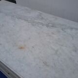 Commode style L XVI white marble