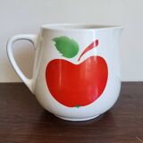 Vintage apple pattern pitcher