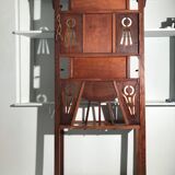 Vintage wardrobe coat rack