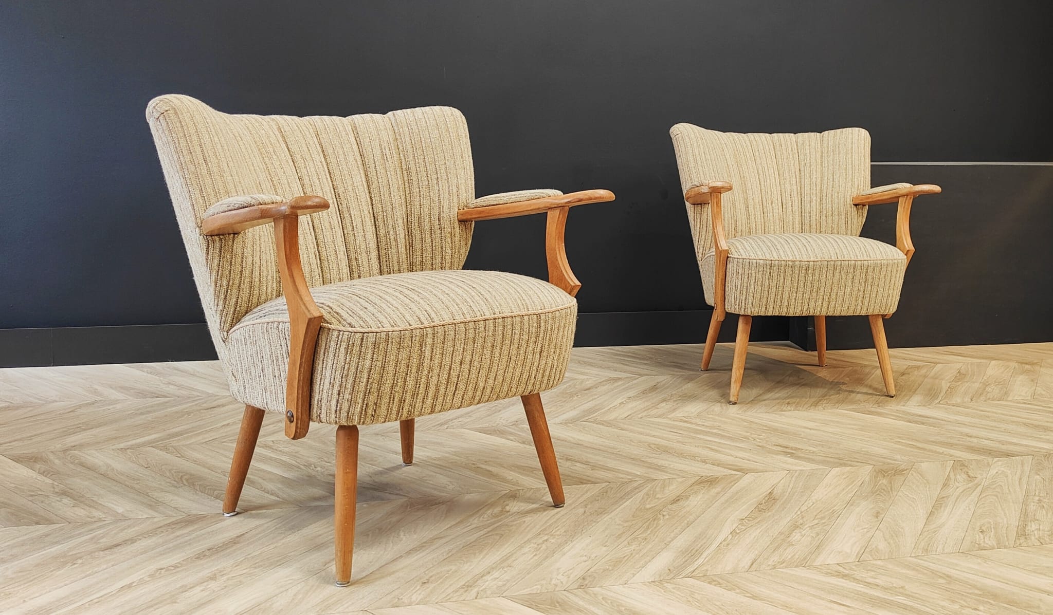 Two mid century armchairs 1960