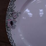 Round dish Terre de Fer Creil and Montereau "Madrid"