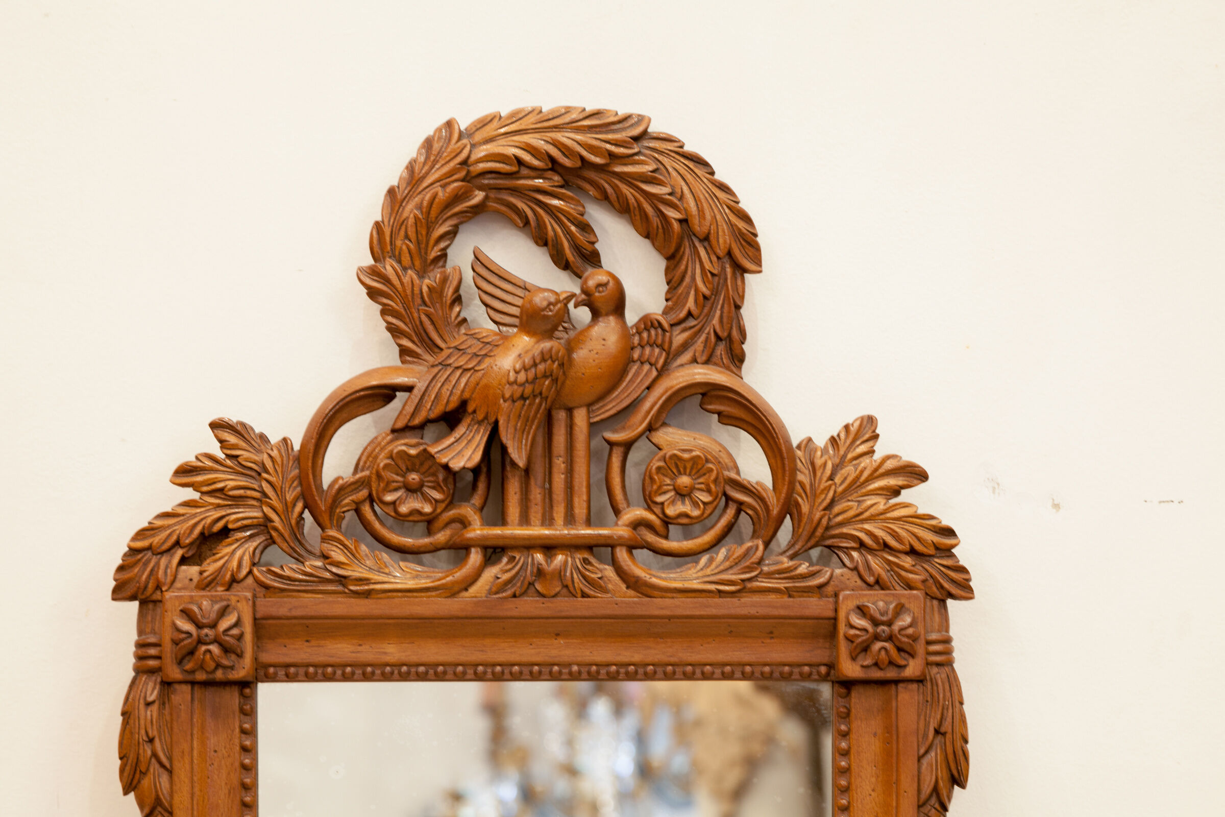 Miroir normand de style Louis XVI début XXème 39x77cm