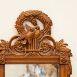 Norman style Louis XVI early twentieth 39x77cm mirror