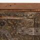 Antique olive green patinated chest (c.1920) #53