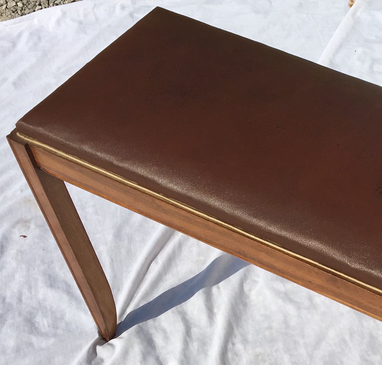 Art deco piano bench