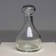 Murano glass bottle, hand-blown, Elegant Design, Italy, 1977