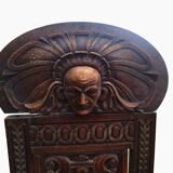 Throne chair in high period style