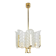 Chandelier by Carl Fagerlund Glass leaves Murano, 1960s