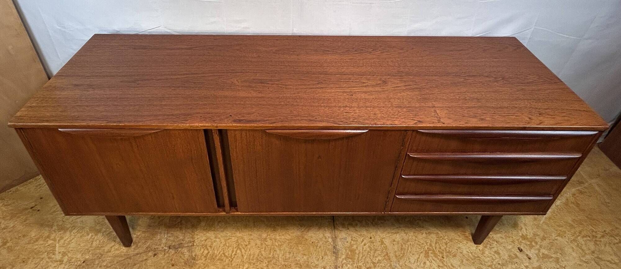 Mid-Century Retro Vintage Teak Sideboard by Portwood – 1960s British Crafts