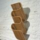 Wicker wall-mounted newspaper holder, France 1960's