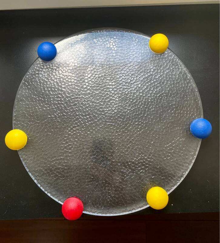 IVV "Luna" multi-ball platter - Vintage 80s design - Rare