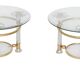 Pair of Hollywood Regency style coffee tables