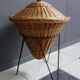 Rattan sewing basket 1950