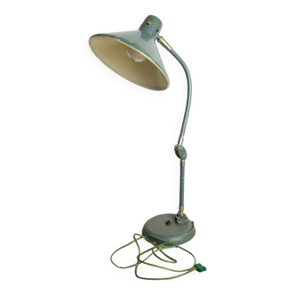 Vintage industrial blue lamp