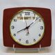 Vintage Jaz Transistor Wall Clock with Day and Date Calendar Formica
