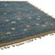Handmade Turkish One of a Kind 281 cm x 380 cm Blue Wool Carpet