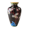 Vase cloisonné vase en émail vintage