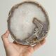 Natural agate catchall tray