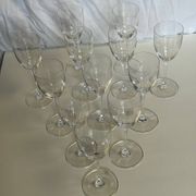 Verres à pieds en cristal Saint Louis