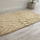 Handcrafted Moroccan Berber carpet 140 x 96 cm