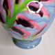 Ricard enamelled ceramic vase, signed, 28 cm