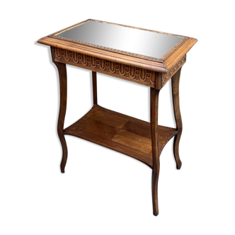Desserte années 20 avec plateau miroir
