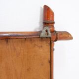 Mid-Century Large Faux Bamboo Wall Mirror