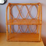 Rattan shelf 60s