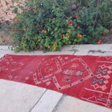 Handmade vintage berber carpet