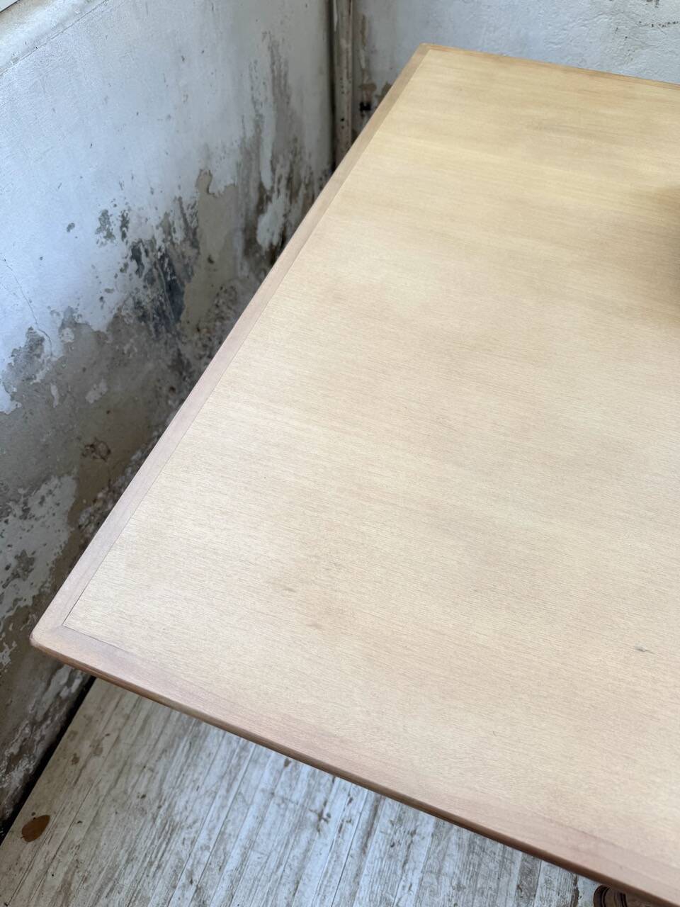 Table de ferme noyer à rallonges 150-250cm