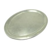 Restaurant tray, minimalism, silver-plated alpaca, Poland, 1920s.