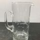 Former Pitcher Carafe Glass Blown Transparent - Engraving Eagle Vintage Kitchen