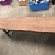 Banc en bois vintage
