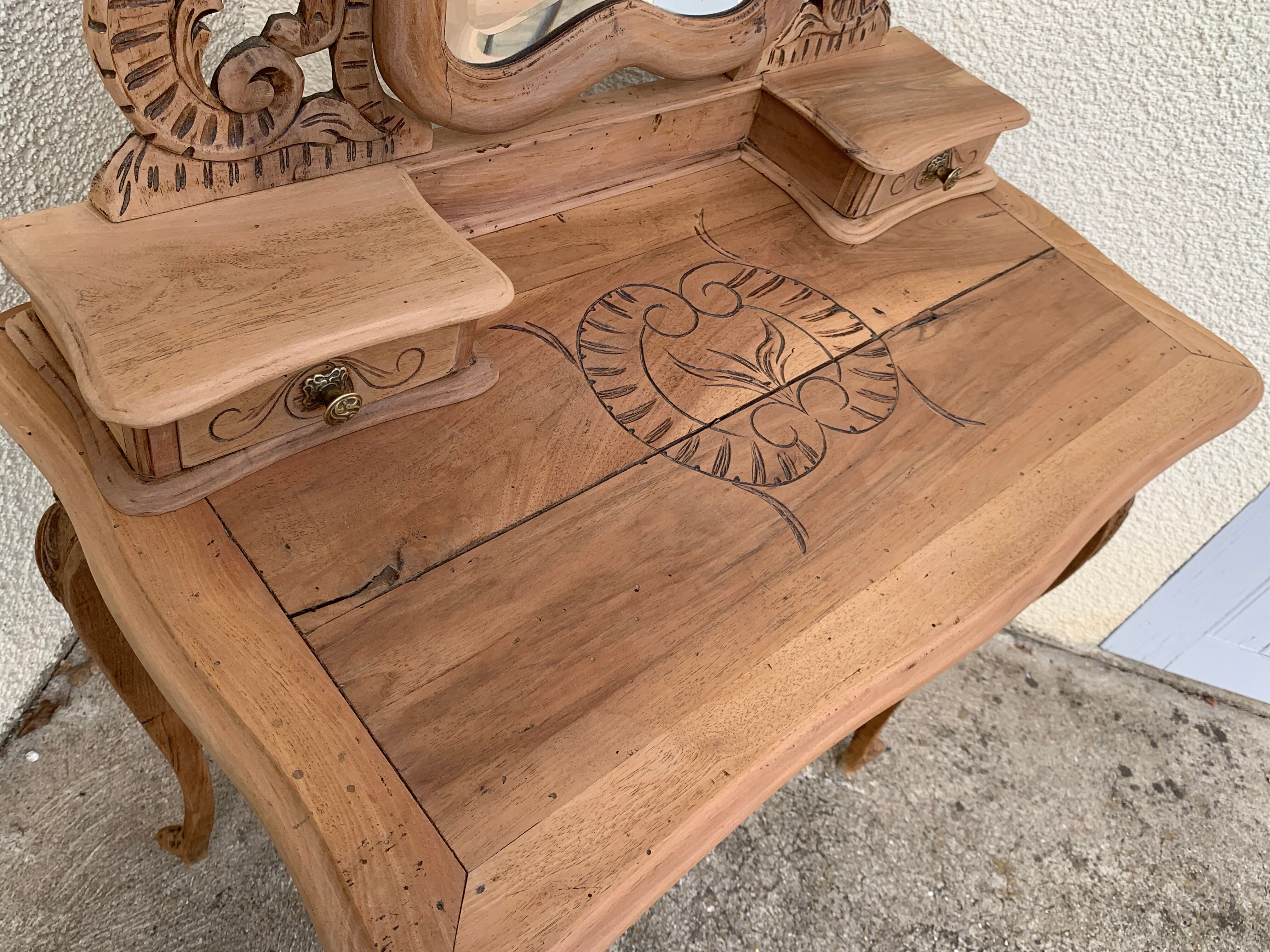 Dressing table raw wood 1900