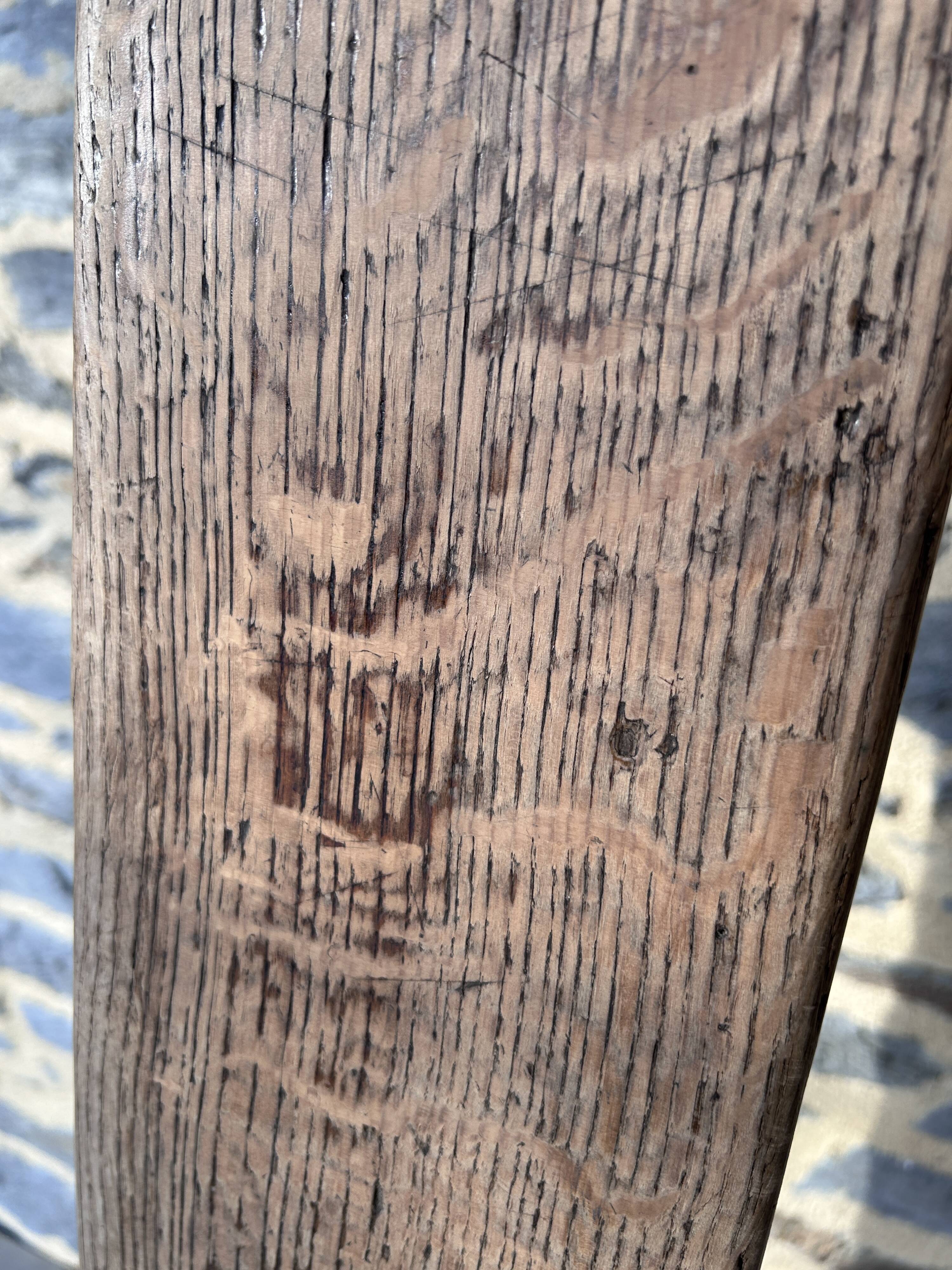 Pair of antique farm benches