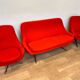 Set of mid-century French style Space Age cocktail sofa and chairs - 1970s