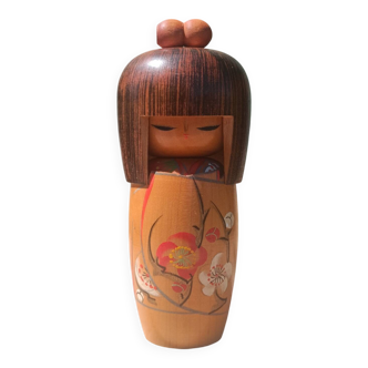 Vintage wooden kokeshi doll