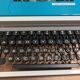 Blue Underwood 315 typewriter