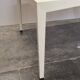 Valzania Edition ivory lacquered coffee table with ebony base
