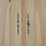 Walnut cabinet early XXth