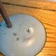 Industrial table lamp / vintage desk lamp mint color l 36 b 27 h 17