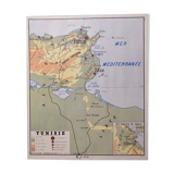 School map old tunisia
