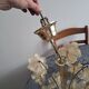 Lustre florale vintage 1960