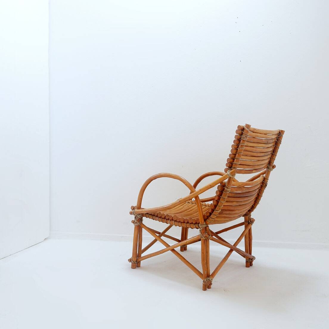 Vintage Bamboo armchair - 20th