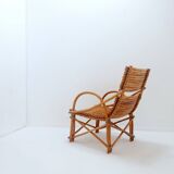 Vintage Bamboo armchair - 20th