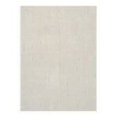 Tapis Kilim Minimaliste Beige Naturel à Motifs Ethniques, 164x225 Cm