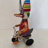 Duck mechanical toy with tinplate metal key